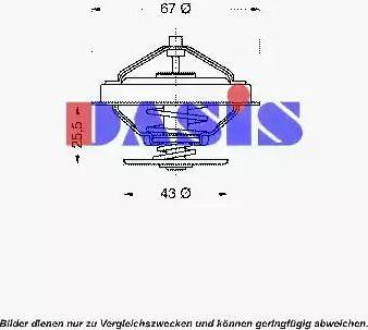 AKS Dasis 751891N - Termostato, Refrigerante autozon.pro