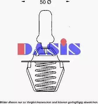 AKS Dasis 751849N - Termostato, Refrigerante autozon.pro