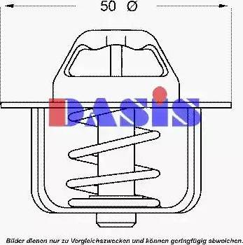 AKS Dasis 751846N - Termostato, Refrigerante autozon.pro