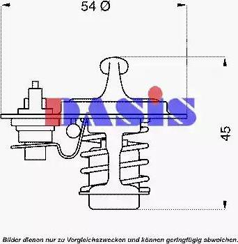 AKS Dasis 751848N - Termostato, Refrigerante autozon.pro