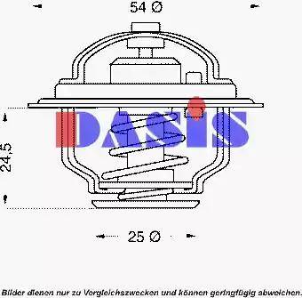 AKS Dasis 751851N - Termostato, Refrigerante autozon.pro