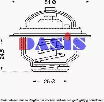 AKS Dasis 751853N - Termostato, Refrigerante autozon.pro