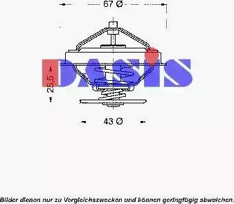 AKS Dasis 751863N - Termostato, Refrigerante autozon.pro