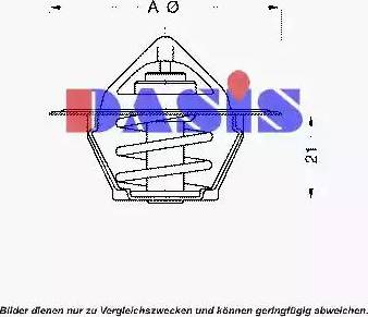 AKS Dasis 751815N - Termostato, Refrigerante autozon.pro