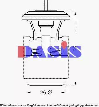 AKS Dasis 751818N - Termostato, Refrigerante autozon.pro