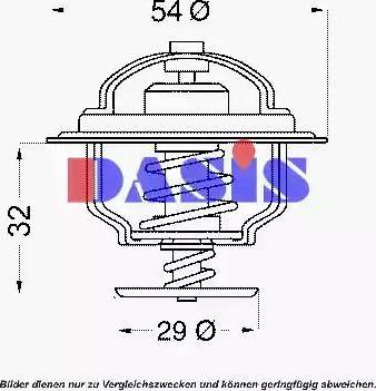 AKS Dasis 751889N - Termostato, Refrigerante autozon.pro