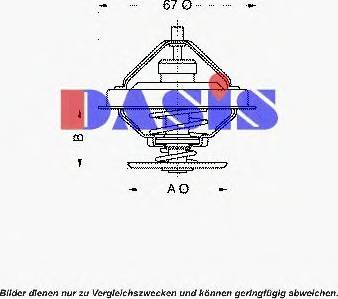 AKS Dasis 751885N - Termostato, Refrigerante autozon.pro