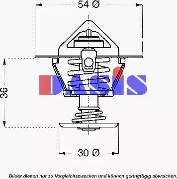 AKS Dasis 751821N - Termostato, Refrigerante autozon.pro