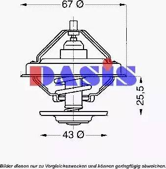 AKS Dasis 751871N - Termostato, Refrigerante autozon.pro