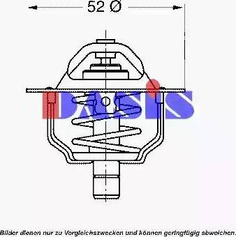 AKS Dasis 751796N - Termostato, Refrigerante autozon.pro