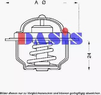 AKS Dasis 751769N - Termostato, Refrigerante autozon.pro