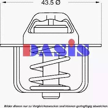 AKS Dasis 751786N - Termostato, Refrigerante autozon.pro