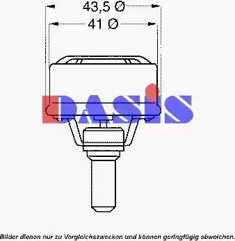 AKS Dasis 751783N - Termostato, Refrigerante autozon.pro