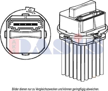 AKS Dasis 700034N - Regolatore, Ventitlatore abitacolo autozon.pro