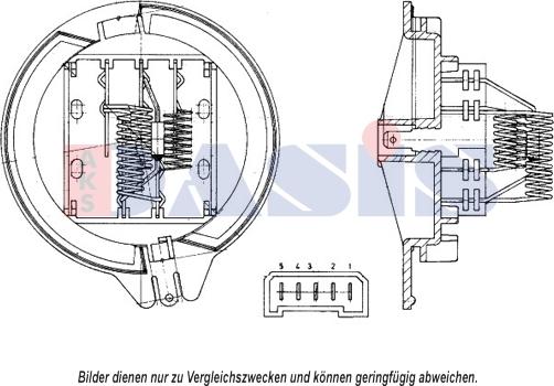 AKS Dasis 700140N - Resistenza, Ventilatore abitacolo autozon.pro