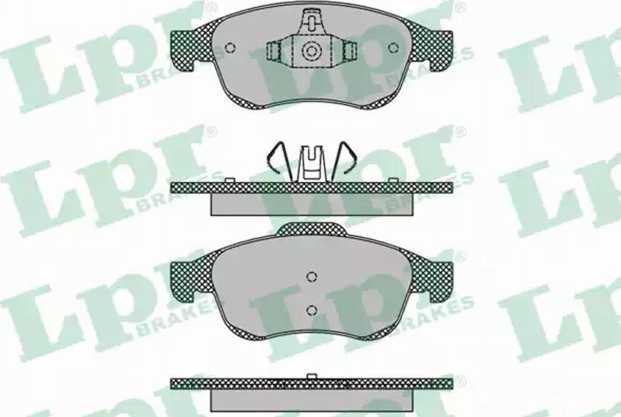 AP 05P1493 - Kit pastiglie freno, Freno a disco autozon.pro