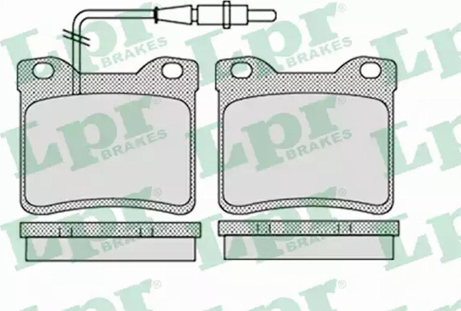 AP 05P1134 - Kit pastiglie freno, Freno a disco autozon.pro