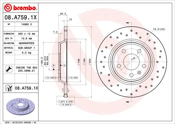 AP 14980 X - Discofreno autozon.pro