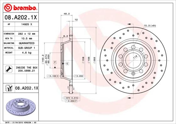 AP 14925 X - Discofreno autozon.pro