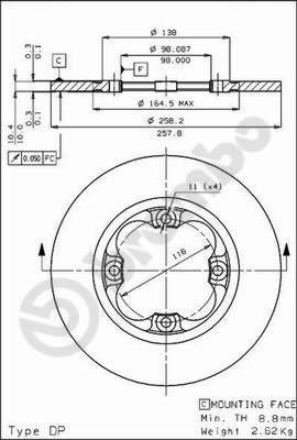 Woking D6198.00 - Discofreno autozon.pro