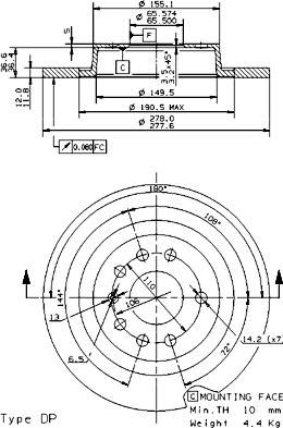 AP 14853 V - Discofreno autozon.pro