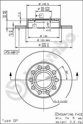 AP 14839 V - Discofreno autozon.pro