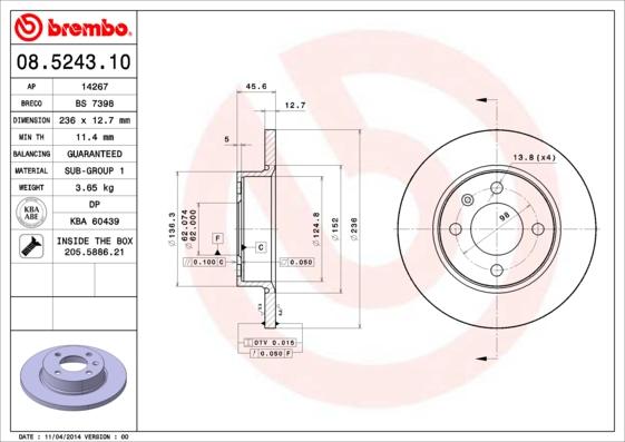 AP 14267 - Discofreno autozon.pro