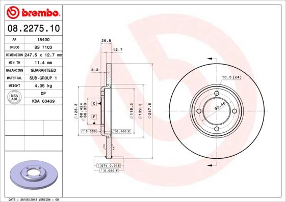 AP 15400 - Discofreno autozon.pro