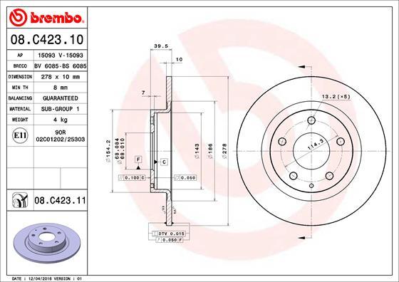 AP 15093 V - Discofreno autozon.pro