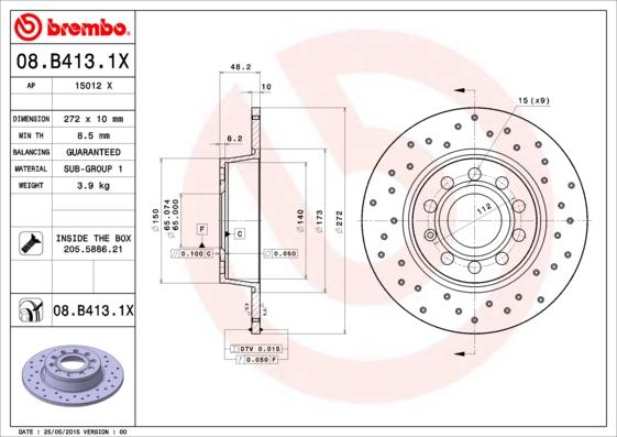 AP 15012 X - Discofreno autozon.pro