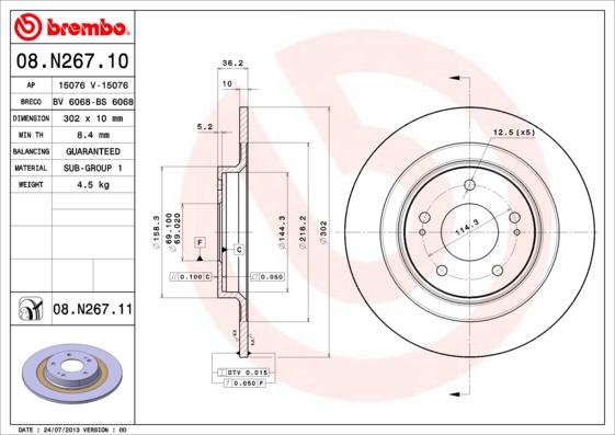 AP 15076 V - Discofreno autozon.pro