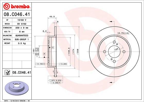 AP 15160 V - Discofreno autozon.pro