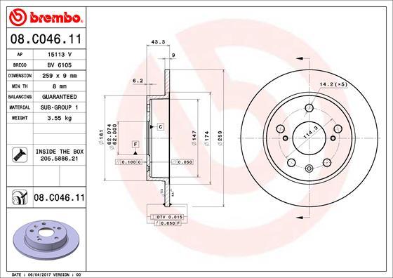 AP 15113 V - Discofreno autozon.pro