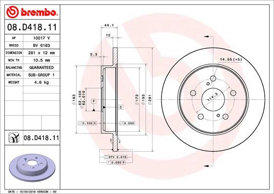 AP 10017V - Discofreno autozon.pro