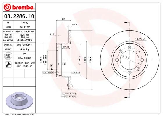 AP 17400 - Discofreno autozon.pro