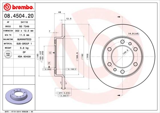 AP 34116 - Discofreno autozon.pro