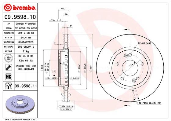 AP 24938 V - Discofreno autozon.pro