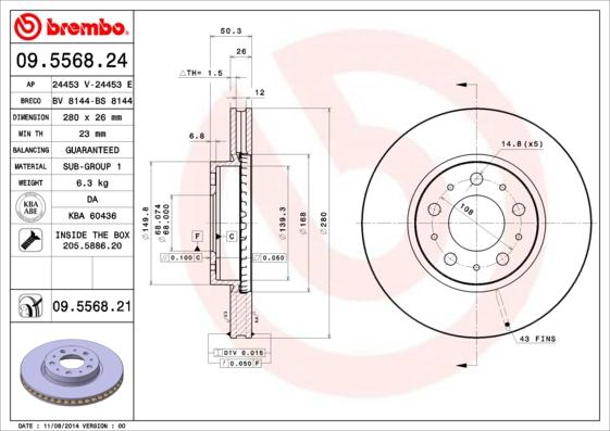 AP 24453 V - Discofreno autozon.pro