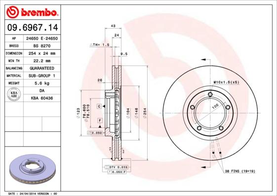 AP 24650 E - Discofreno autozon.pro