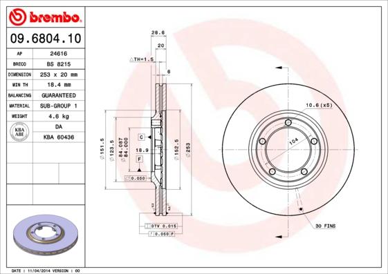 AP 24616 - Discofreno autozon.pro