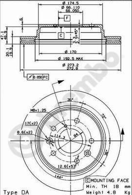 Delphi BG2674 - Discofreno autozon.pro