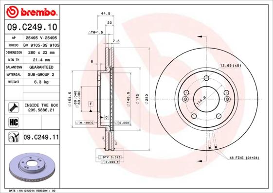 AP 25495 V - Discofreno autozon.pro