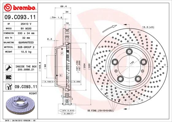 AP 25410 V - Discofreno autozon.pro