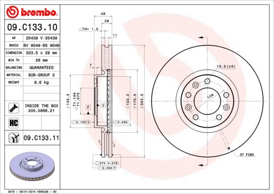 AP 25439 V - Discofreno autozon.pro