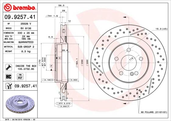 AP 25526 V - Discofreno autozon.pro