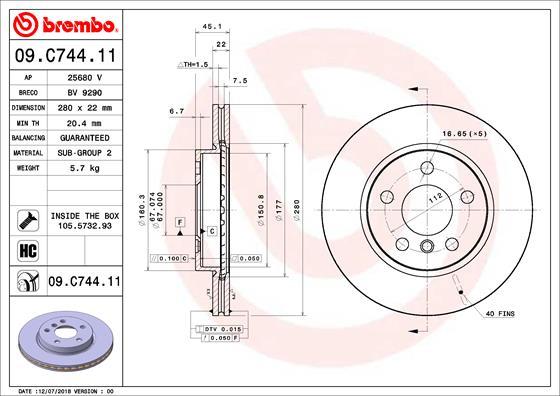 AP 25680 V - Discofreno autozon.pro