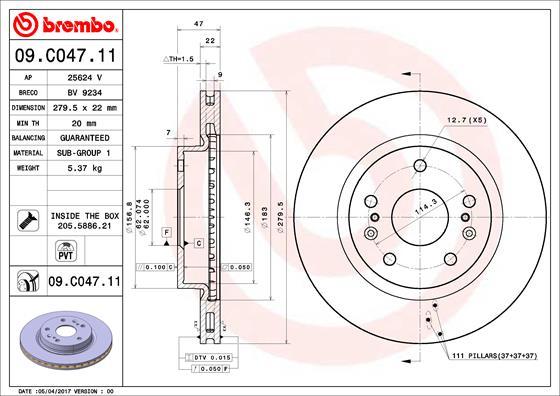 AP 25624 V - Discofreno autozon.pro