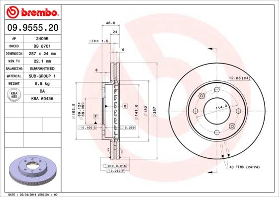 AP 25095 - Discofreno autozon.pro