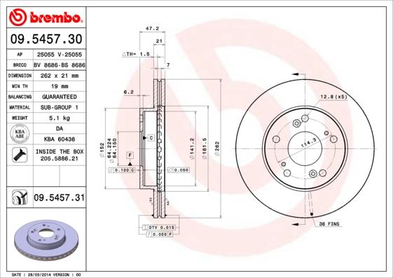 AP 25055 - Discofreno autozon.pro