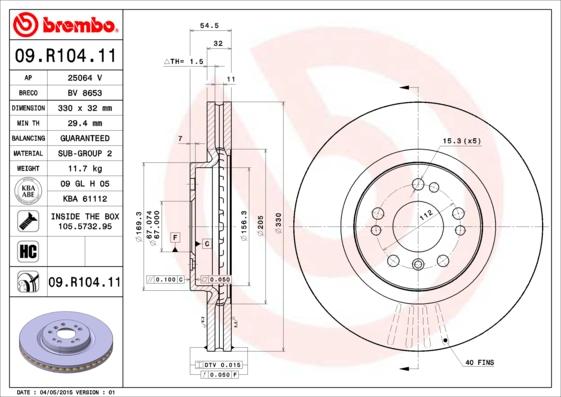 AP 25064 V - Discofreno autozon.pro